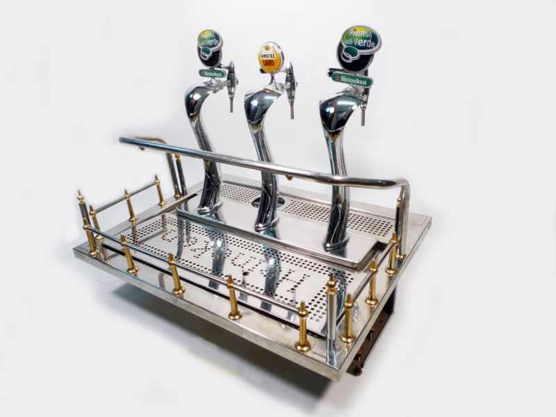 tirador cerveza heineken 3 grifos 56x81x62 agarre mostrador max.9.5 (45eu.) 1u